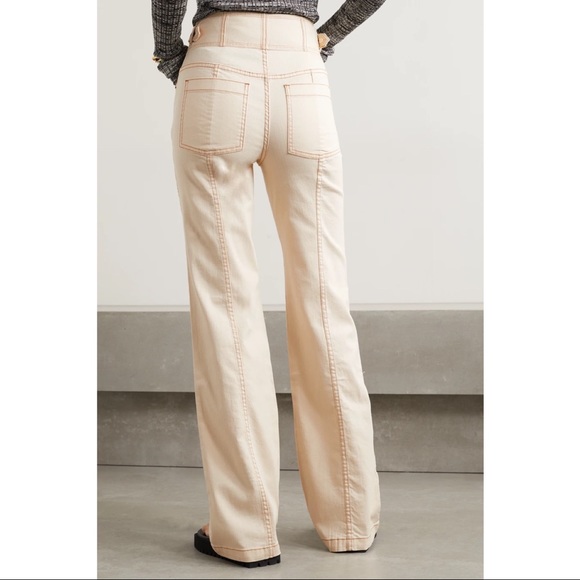 ✨NWT✨Ulla Johnson Albie belted high-rise wide-leg denim jeans - Picture 4 of 8